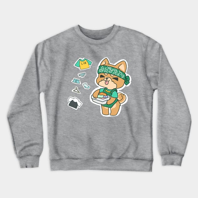 Shiba's Laundry Time! Crewneck Sweatshirt by Killakuma